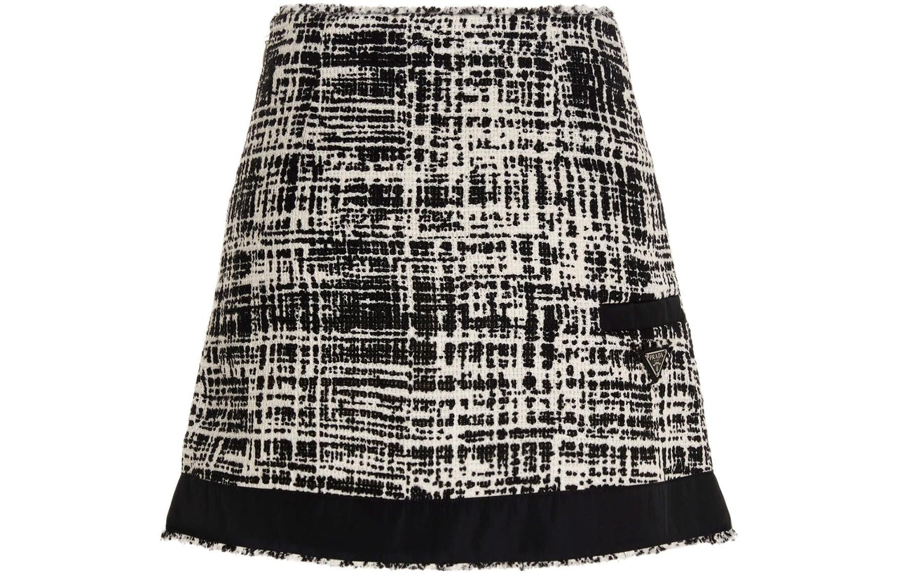 PRADA Casual Short Skirts Women's Black