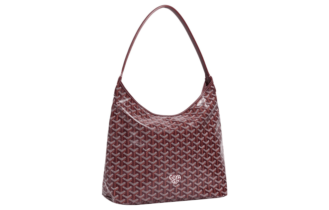 GOYARD Bohème Hobo Canvas With Leather Dog's Teeth Shoulder Bag Combo Bag Handbag, Shoulder Bag Women's