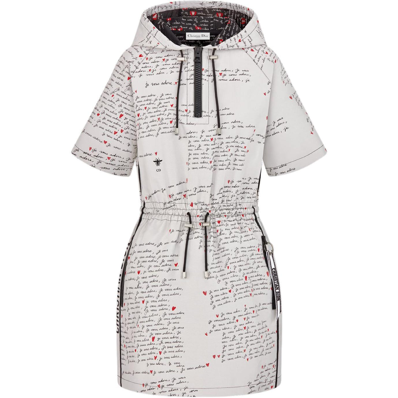 DIOR Short-Sleeved Dresses Women's White