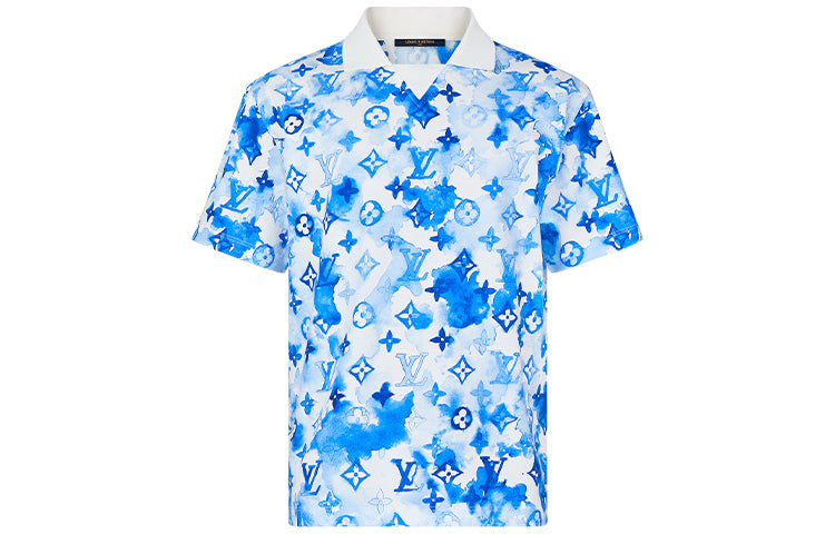 LOUIS VUITTON SS21 Polo Shirt Men's Blue