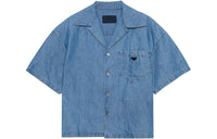 PRADA Shirts Men Blue