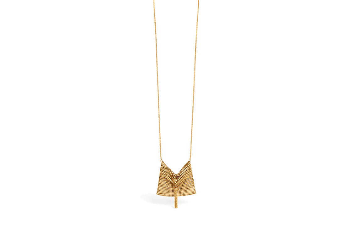 CELINE Brass Necklaces Women's Gold