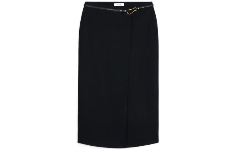 CELINE Casual Long Skirts Women's Black