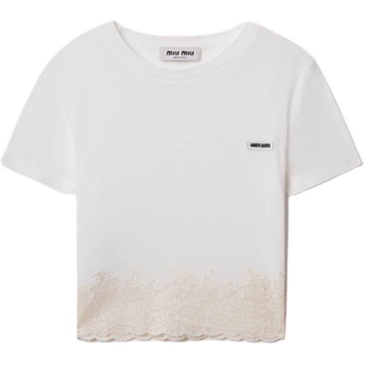 MIU MIU T Shirts Women's White