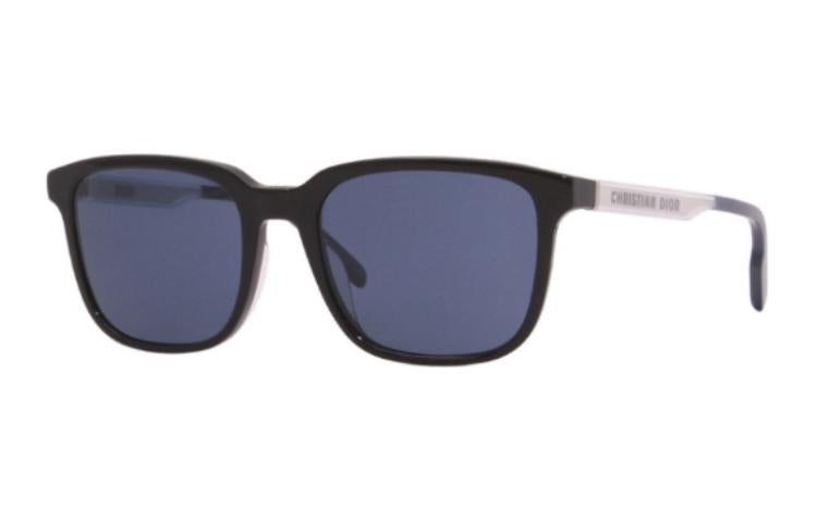 DIOR Square Sunglasses Men's Black