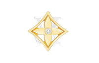 LOUIS VUITTON Idylle Blossom Reversible Stud Yellow And White Gold And Diamond - Per Unit