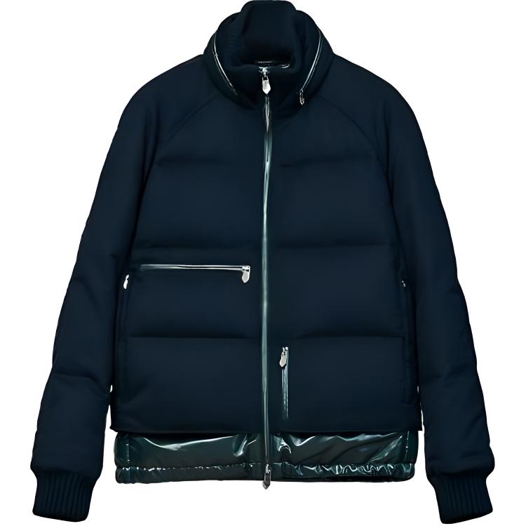 HERMES FW22 Down Jacket Men's Marine Blue