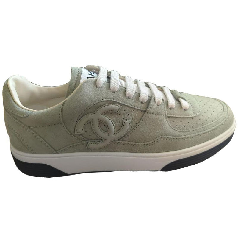 CHANEL 23A Low-Top Skateboard Shoes Women's Green
