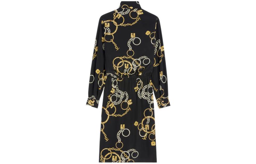 CELINE 2000s Lavalliere Midi Dress