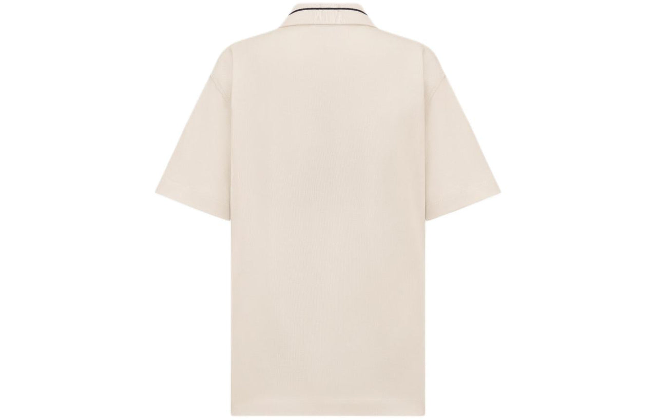 DIOR SS24 Polo Shirt Ecru Kids'