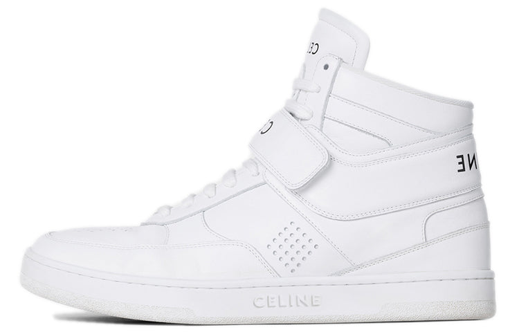 CELINE CT 03 High Top Skateboard Shoes Women's Neon White