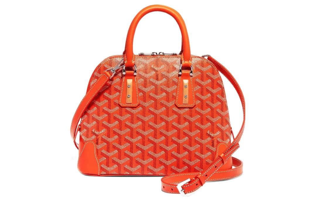 GOYARD Cow Leather Dog's Teeth Bag Straps Small Size Unisex Orange