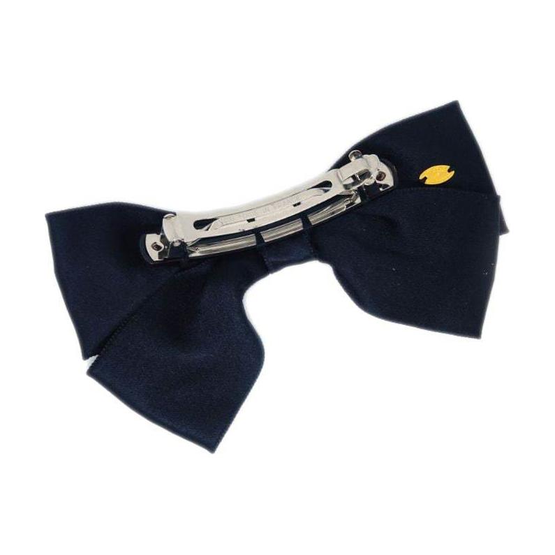 CHANEL 1990-2000s Cc Bow Hair Barrette