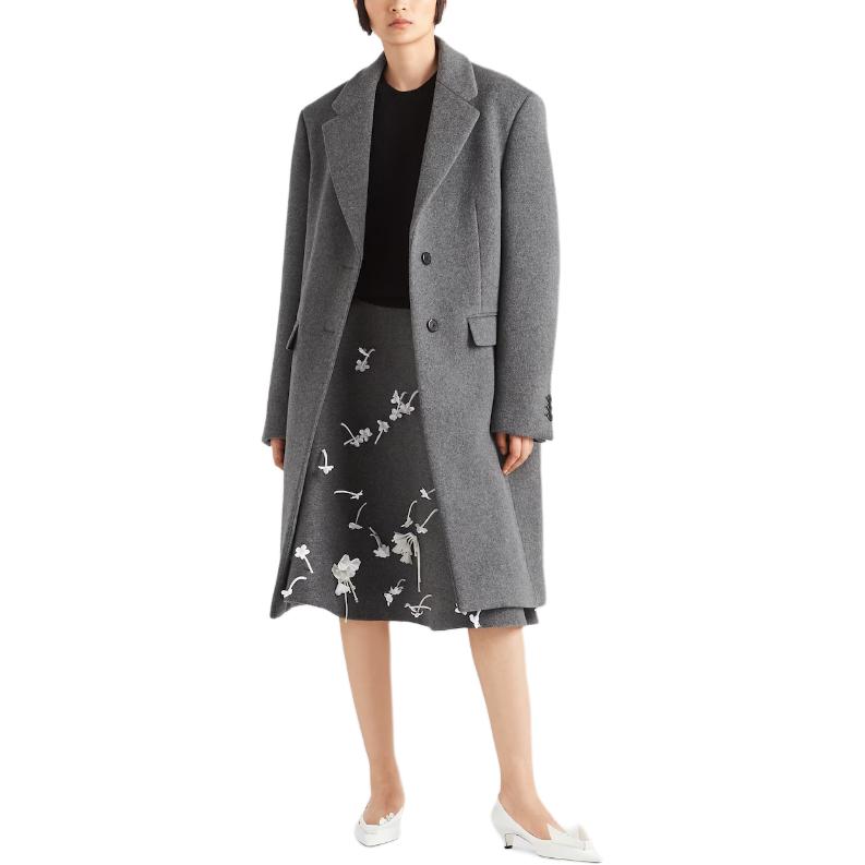 PRADA Coats Women's Gray