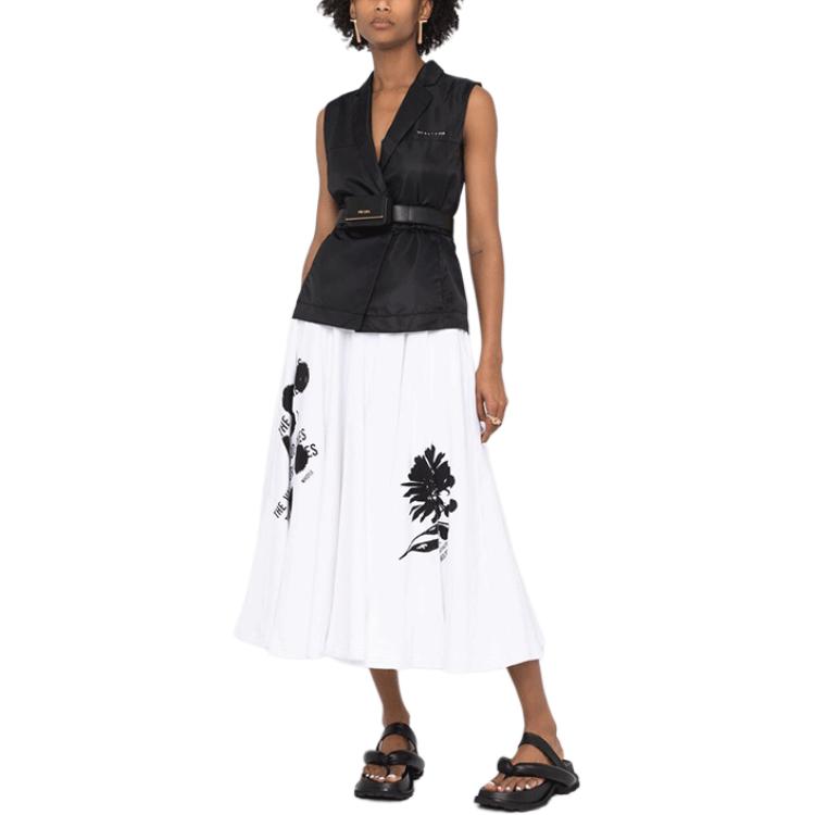 PRADA Casual Long Skirts Women's White