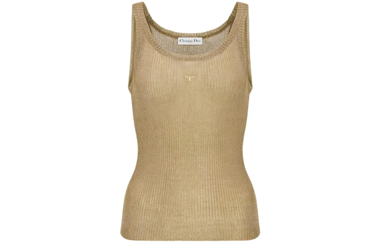 DIOR Tank Tops Women's Yellow