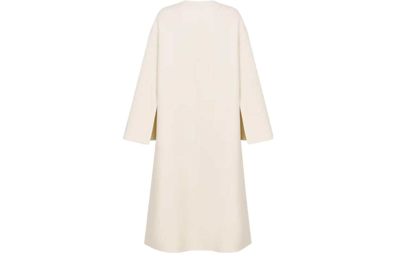 DIOR SS23 Velvet Coat Women's White
