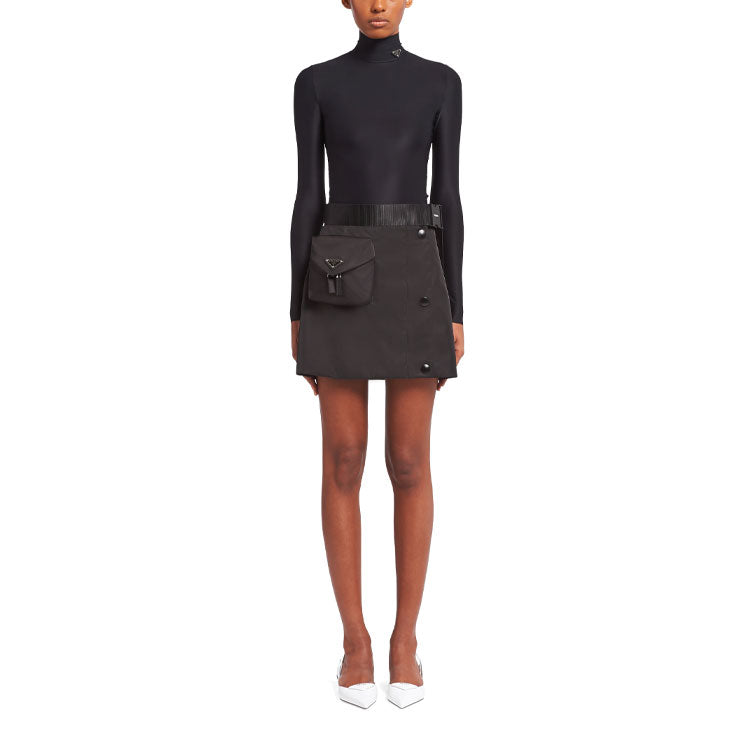 PRADA Casual Short Skirts Women's Black