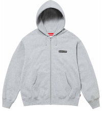 Supreme Spread Zip Up Hooded Sweatshirt 'Grey' SUP-SS24-037