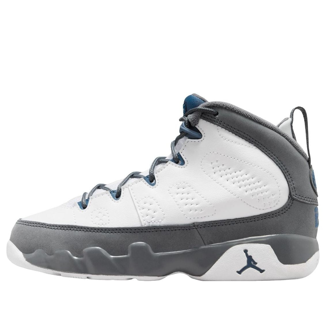 (PS) Air Jordan 9 Retro 'Flint Grey French Blue' 401811-100
