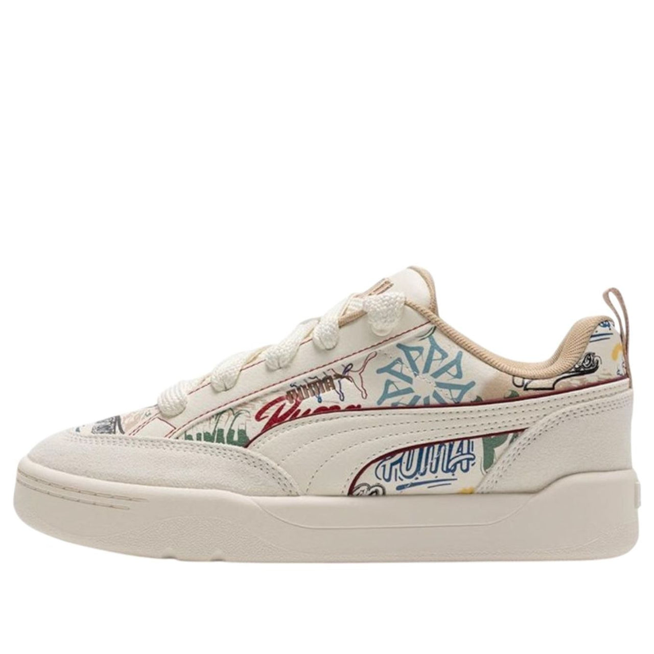 PUMA Park Lifestyle OG Graffiti 'Off White Red Pine Sand' 405258-02