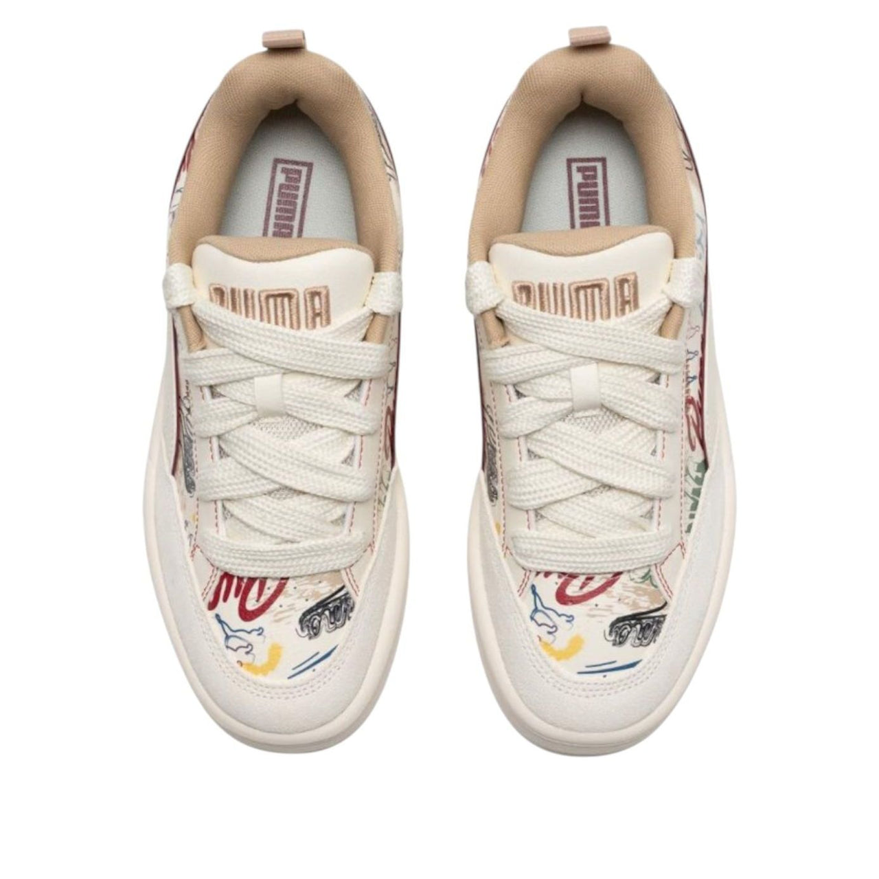 PUMA Park Lifestyle OG Graffiti 'Off White Red Pine Sand' 405258-02