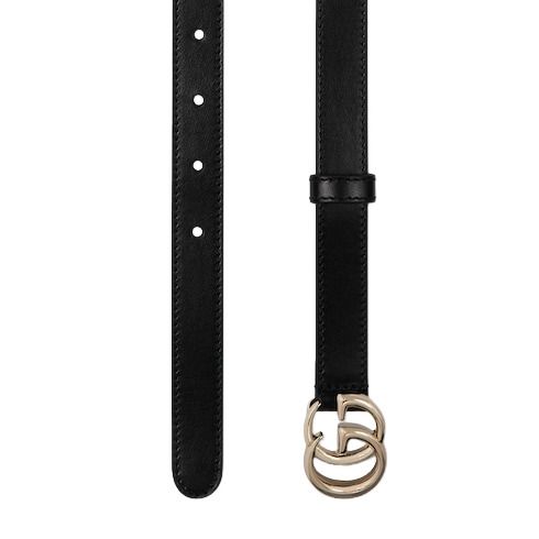 (WMNS) Gucci 26 GG Marmont Belt 'Black' 409417-0AAA5-1000