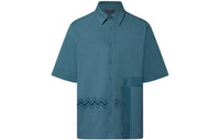 LOUIS VUITTON New Quarterly Products Of LV Shirts Men Blue