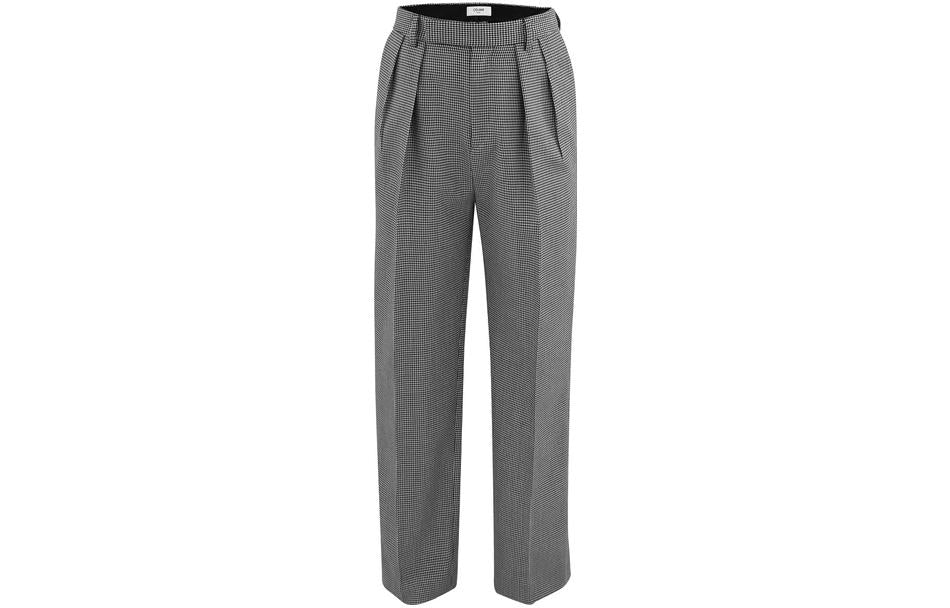 CELINE Casual Pants Women's Black/White