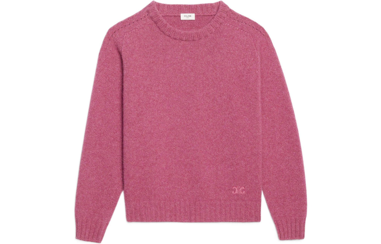 CELINE Cashmere Sweater Women's Fuchsia