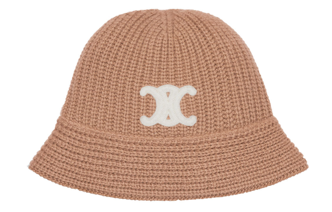 CELINE Triomphe Cloche Beanie In Cashmere
