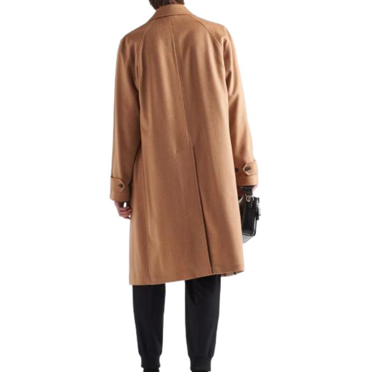 PRADA Coats Men Camel