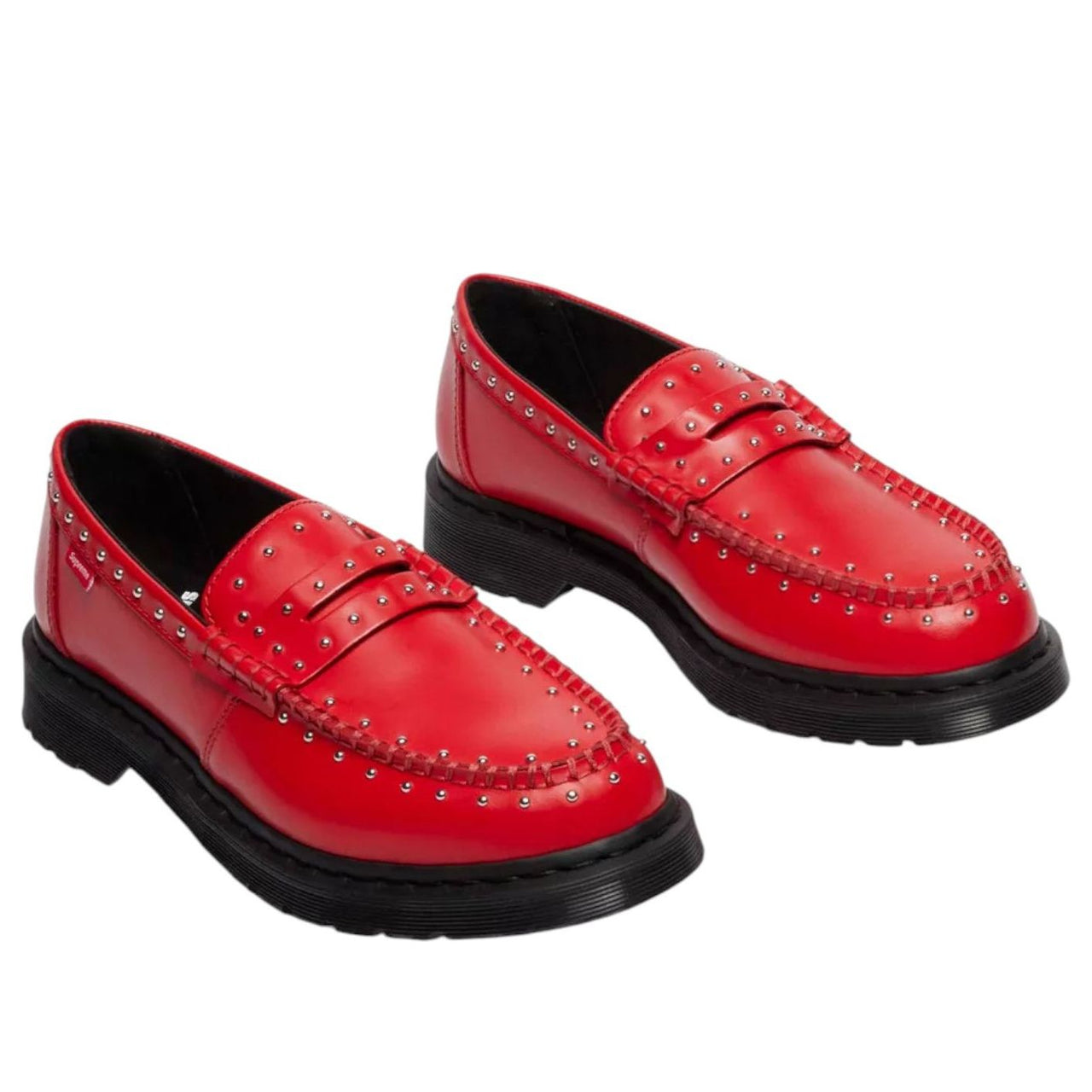 Dr. Martens x Supreme Studded Penton Loafer 'Red' 41873600