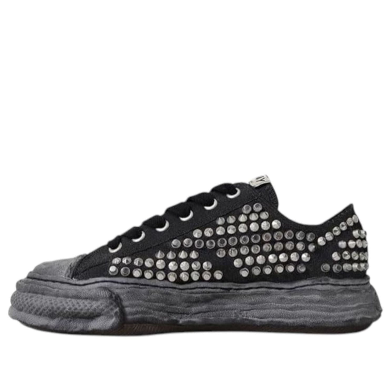 Maison MIHARA YASUHIRO Peterson 23 OG Sole Studded Canvas Low 'Black Black' A13FW715-BLKBLK