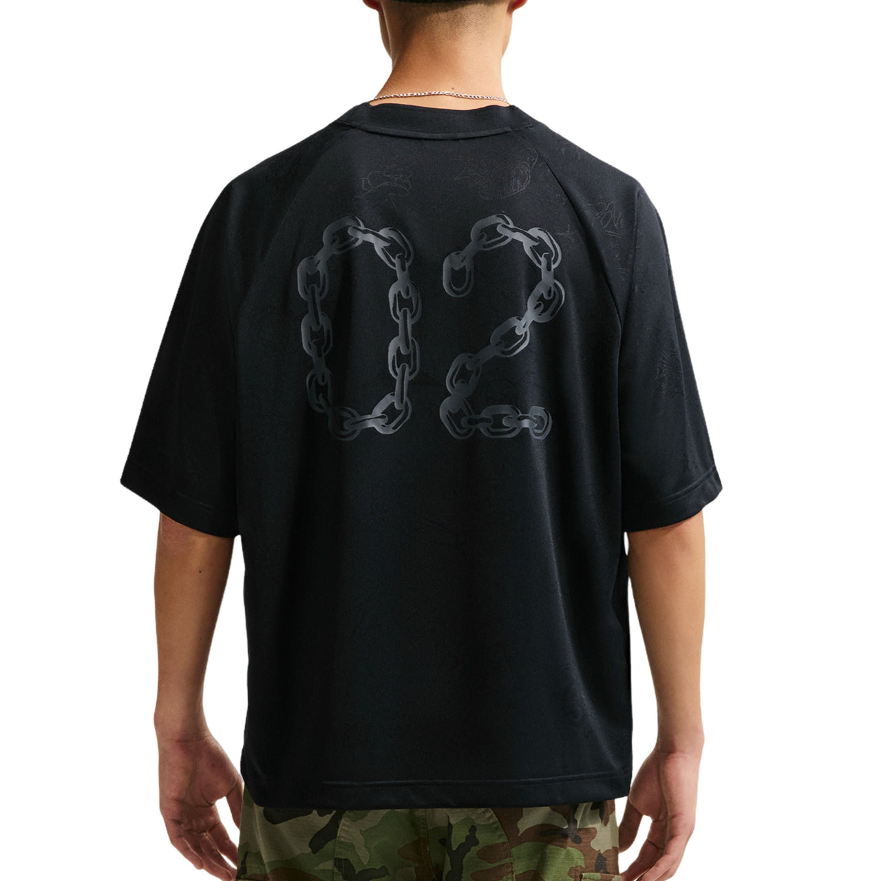 Nike SB Jacquard Skateboard T-Shirt 'Black' IF1303-010