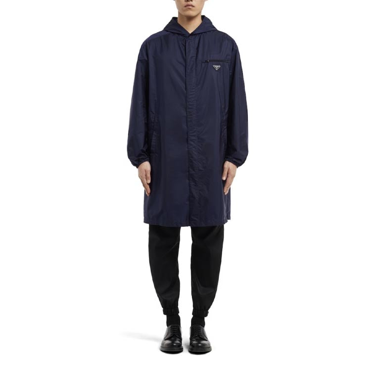 PRADA Coats Men Navy