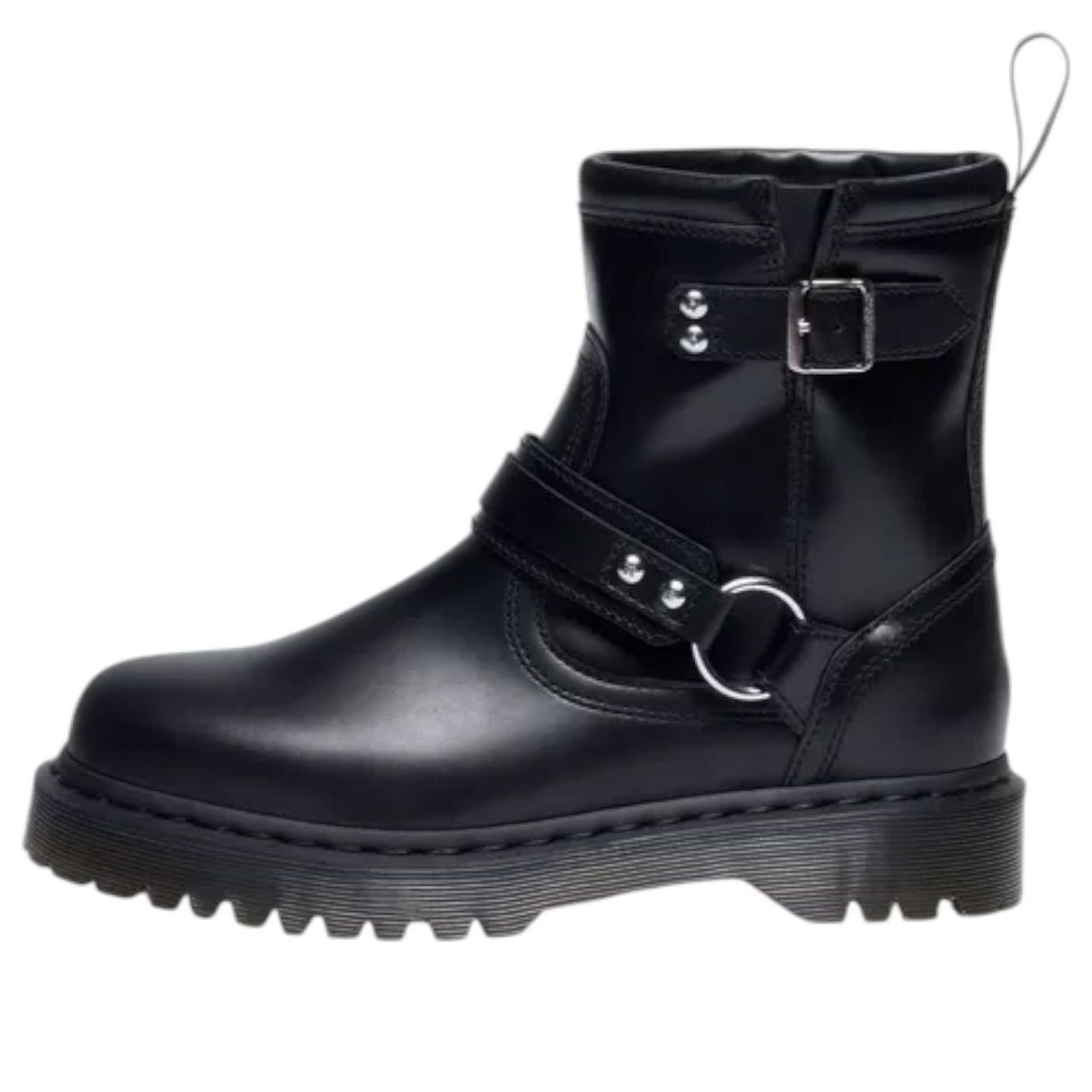 Dr. Martens Anistone Harness Orleans Biker Boots 'Black' 42583001