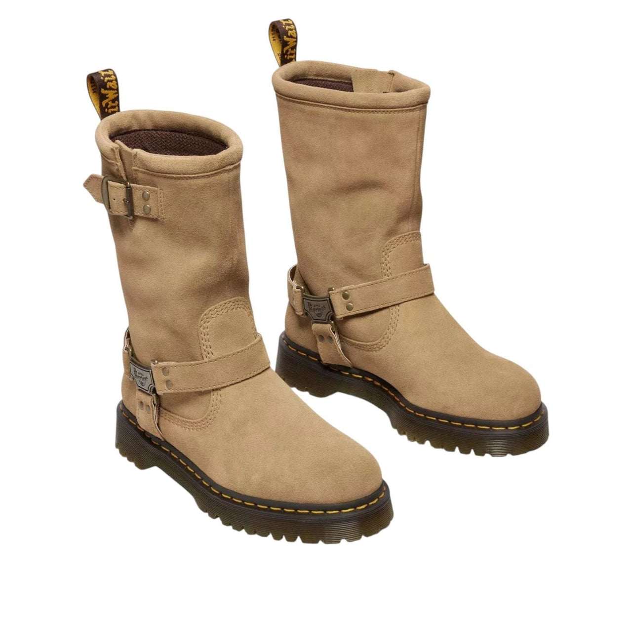 Dr. Martens Anistone Hi Biker Boots 'Savannah Tan' 42588200