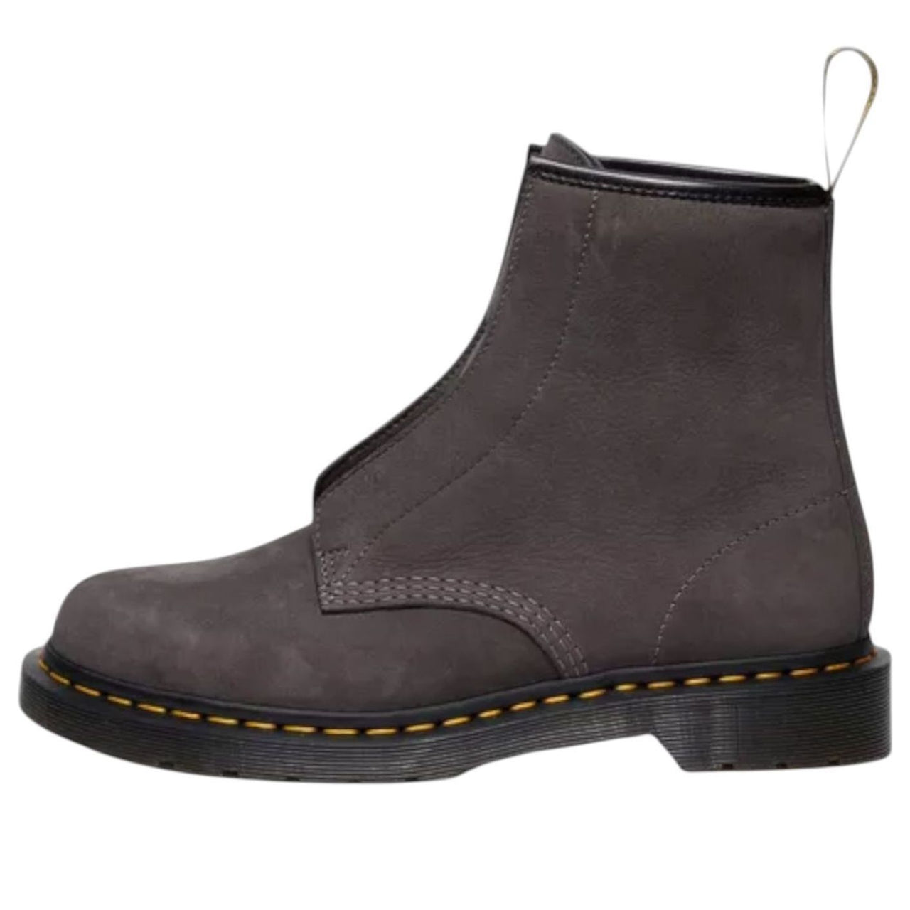 Dr. Martens 1460 Laceless Nubuck Slip On Boots 'Gunmetal' 42670020