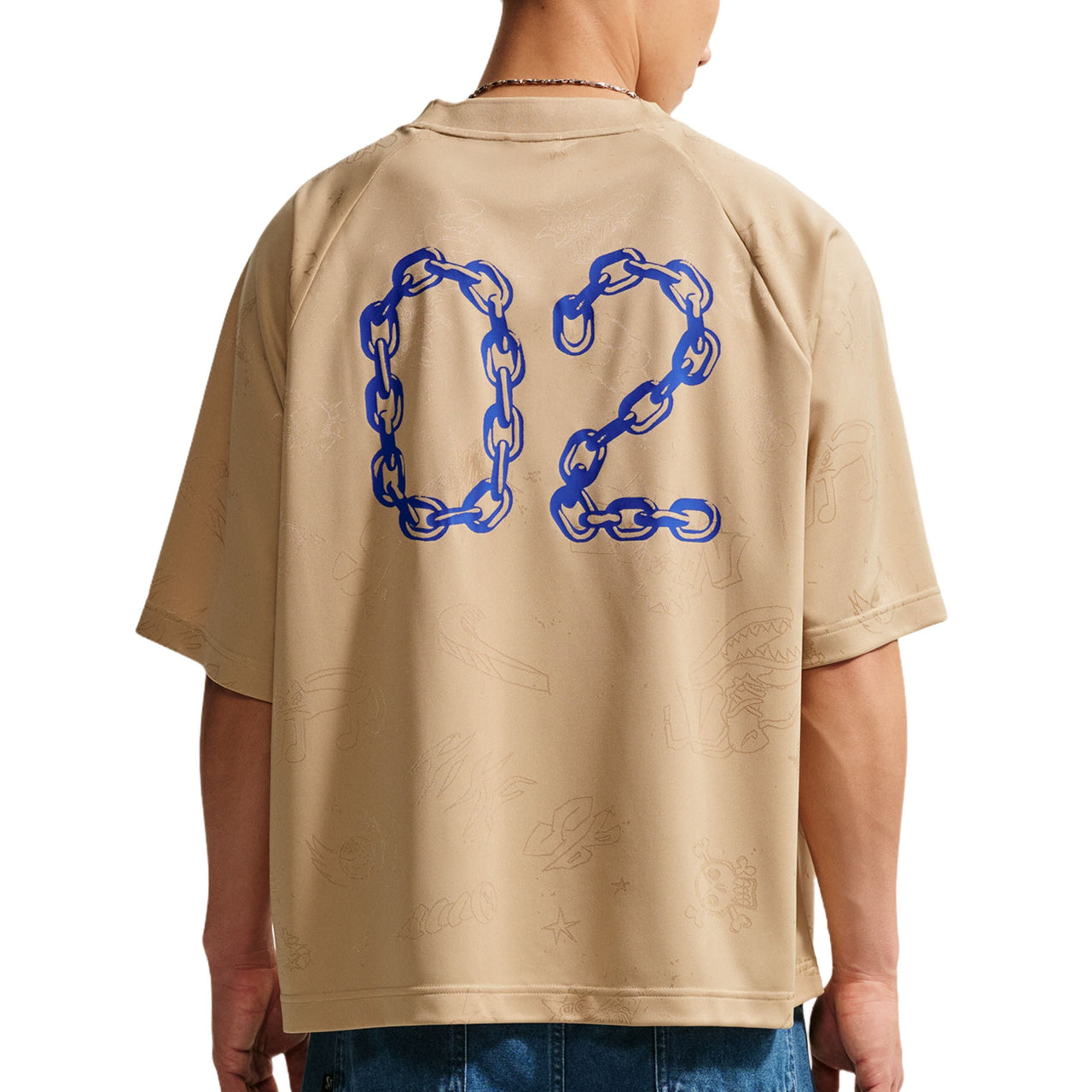 Nike SB Jacquard Skateboard T-Shirt 'Linen' IF1303-286