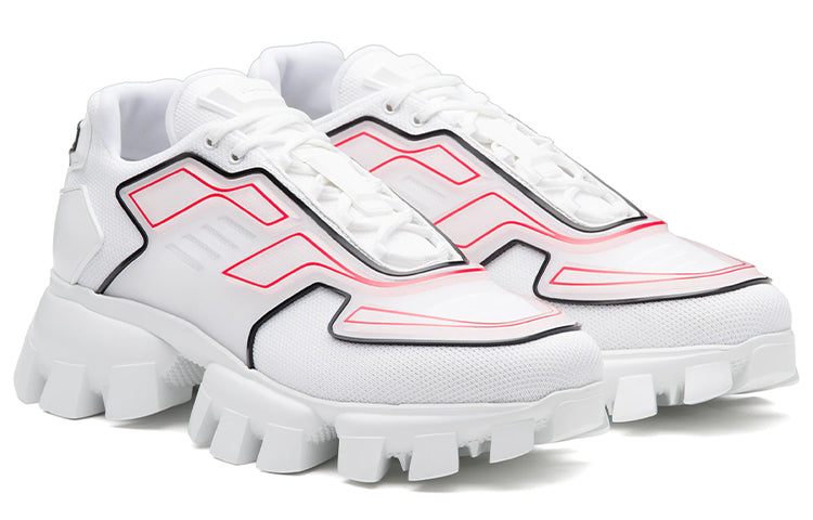PRADA Cloudbust Thunder Knit 'White Red'