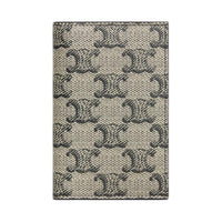 CELINE Canvas Card Holder Men's Beige