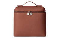 Loro Piana ExtraPocket Leather Tofu Bag Backpack Regular Women's Tan
