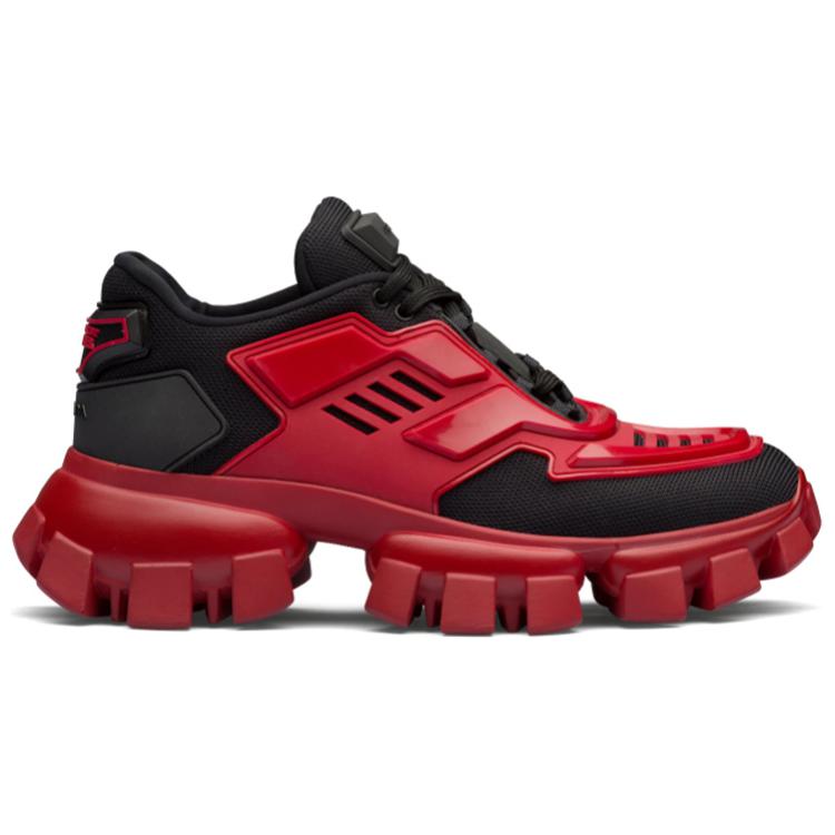 PRADA Cloudbust Thunder Casual Shoes Women's Low-Top Black/Red