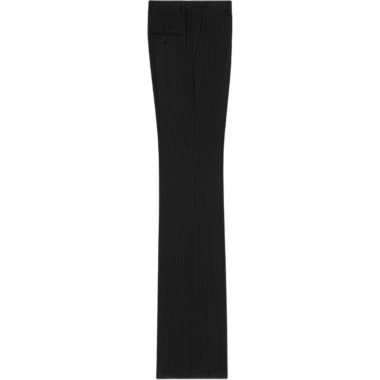 CELINE Françoise Pants In Striped Wool Flannel