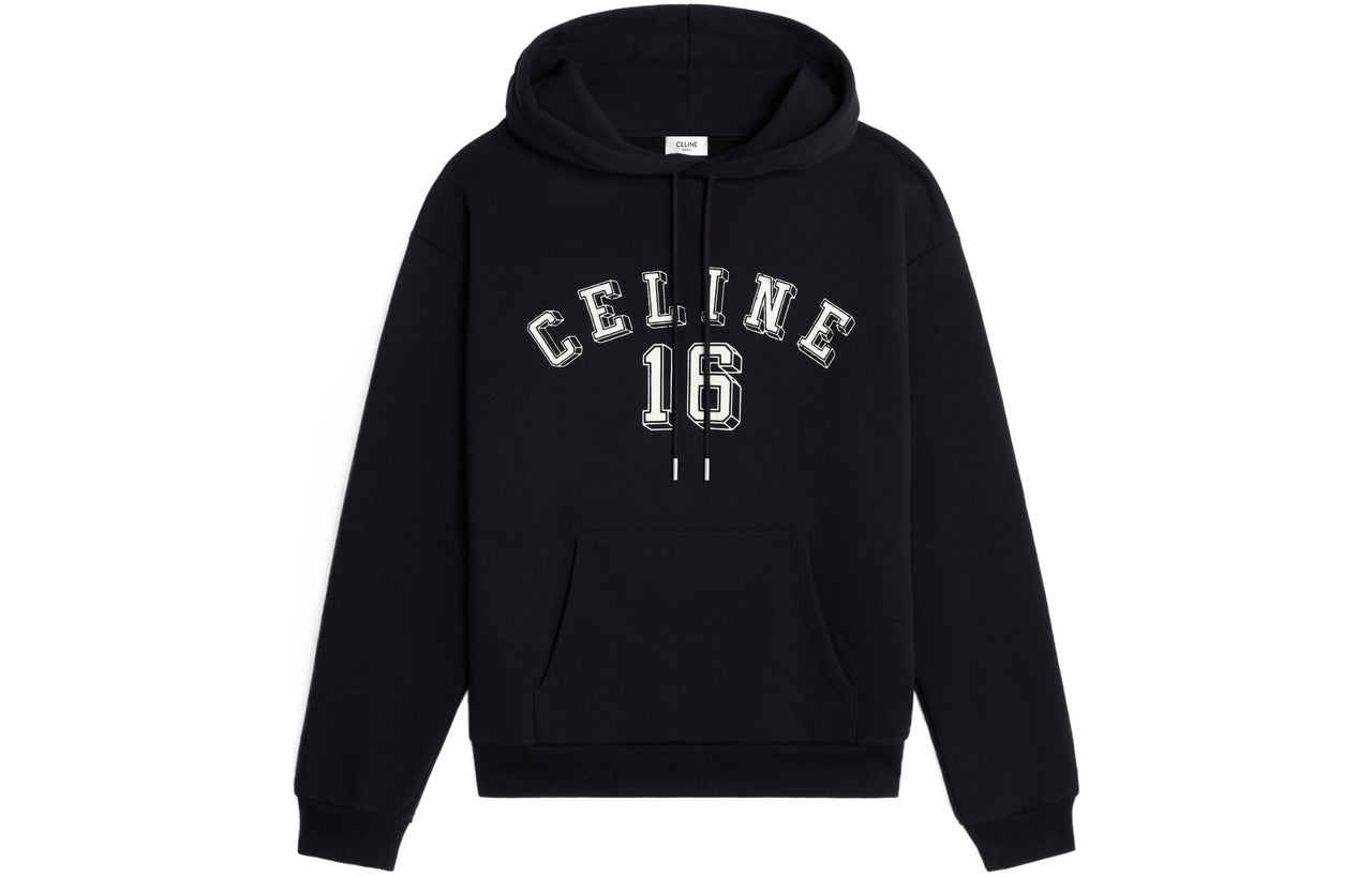 CELINE 16 Loose Hoodie In Cotton Fleece
