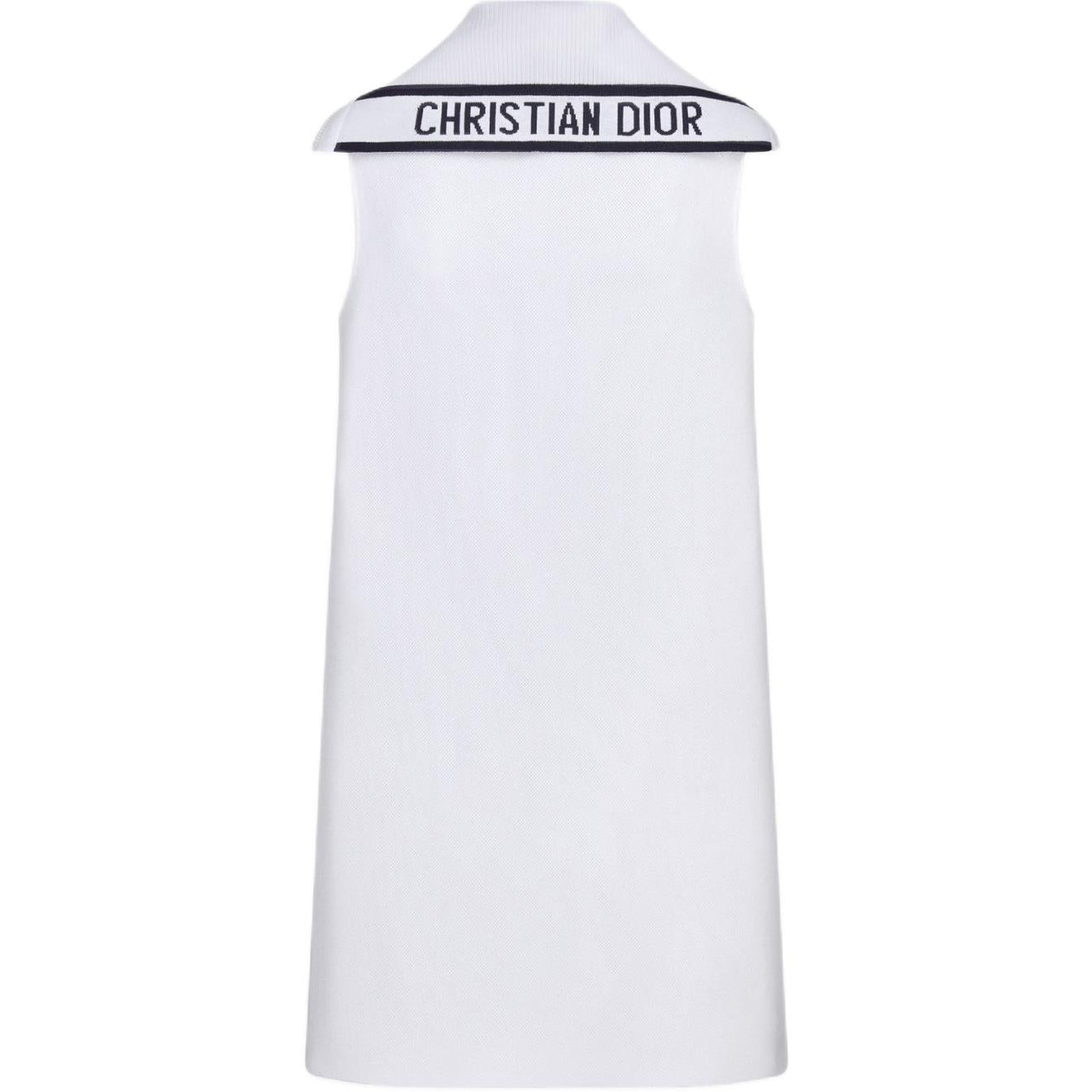 DIOR Sleeveless Dress Women's White