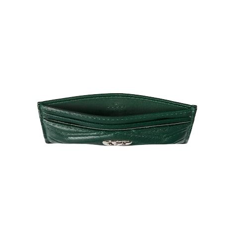 (WMNS) Gucci 26 GG Marmont Card Holder Wallet 'Green' 443127-AAFAX-3020