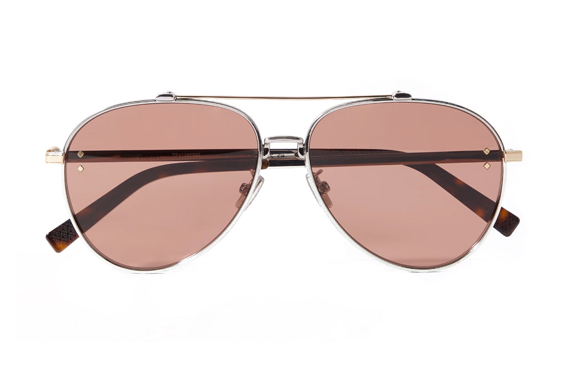 DIOR Acetate Aviator Sunglasses Men's Silver