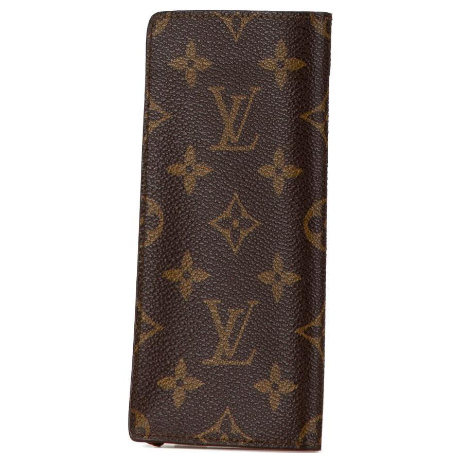 LOUIS VUITTON Canvas Eyeglass Cases Unisex Umber